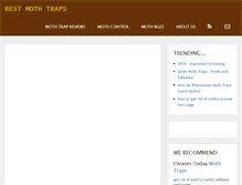 Tablet Screenshot of bestmothtraps.com